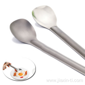 Cutlery Set Long HandleTitanium Spoon with Custom Logo